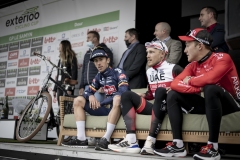 Matteo Trentin (ITA/UAE Emirates) is the race winner, with Hugo Hofstetter (FRA/Arkéa Samsic) second and Dries De Bondt (BEL/Alpecin-Fenix) thiird. 

54th Le Samyn 2022 (BEL)
One day race from Quaregnon to Dour (209km)

©kramon