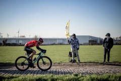 MOZZATO Luca (ITA/Arkéa Samsic) racing over the scetchy cobbles55th Le Samyn 2023One day race from Quaregnon to Dour (BEL/209km)©kramon
