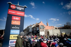 race start of Le Samyn des Dames 2023One day race from Quaregnon to Dour (BEL/99km)©kramon