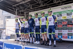 Team Intermarché Wanty Gobert pre race team presentationExterioo Cycling Cup11th GP Monseré 2022 (BEL)One day race from Hooglede to Roeselare ©rhodephoto