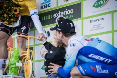 European Champion Fabio Jakobsen (NED/Quick Step Alpha Vinyl) wins the 'Kampioenschap van Vlaanderen" 2022 podium:1. Fabio Jakobsen (NED/Quick Step Alpha Vinyl)2. Caleb Ewan (AUS/Lotto Soudal)3. Dylan Groenewegen (NED/Bike Exchange)Exterioo Cycling CupKampioenschap van Vlaanderen 2022 (BEL)One day race from Koolskamp to Koolskamp 195km ©rhodevanelsen